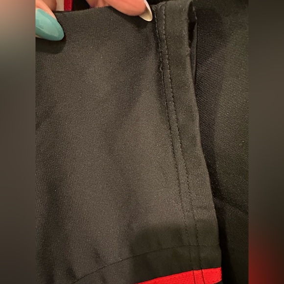 3/$17 Men’s Adidas Black - Red Stripes on the sides Size: S - Picture 5 of 6